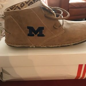 Michigan Wolverines Laguna Chuka Boots - Tan